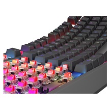 GENESIS herní klávesnice THOR 230/TKL/RGB/Outemu Red/Bezdrátová USB + Bluetooth/US layout/Černá