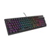 Genesis tichá herní klávesnice THOR 303/RGB/Outemu Peach Silent/Drátová USB/CZ-SK layout/Černá