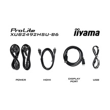 iiyama ProLite/XUB2492HSU-B6/23,8"/IPS/FHD/100Hz/0,4ms/Black/3R