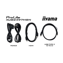 iiyama ProLite/XUB2497HSN-W1/23,8"/IPS/FHD/100Hz/1ms/White/3R