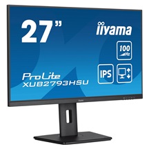 iiyama ProLite/XUB2793HSU-B7/27"/IPS/FHD/100Hz/1ms/Black/3R