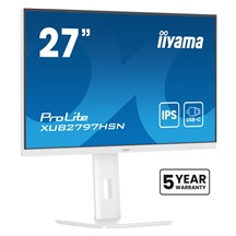 iiyama ProLite/XUB2797HSN-W2/27"/IPS/FHD/100Hz/1ms/White/3R