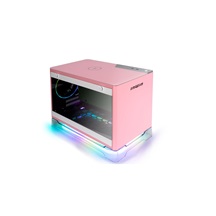 In Win A1 Plus/Mini ITX/Transpar./Růžová/650W/80PLUS Gold