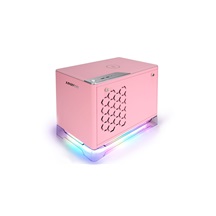 In Win A1 Plus/Mini ITX/Transpar./Růžová/650W/80PLUS Gold