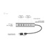 i-tec USB-C/USB-A Charging Metal HUB 7 Port (3x USB-C, 4x USB-A)