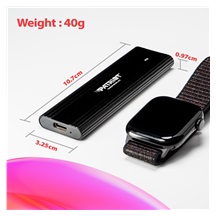 Patriot TRANSPORTER Lite/512GB/SSD/Externí/Černá/3R