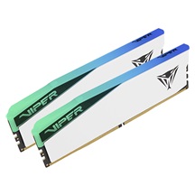 Patriot Viper Elite 5/DDR5/64GB/6200MHz/CL42/2x32GB/RGB/White