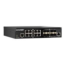 QNAP řízený switch QSW-M3216R-8S8T (8x 10GbE porty + 8x 10G SFP+ porty, poloviční šířka)