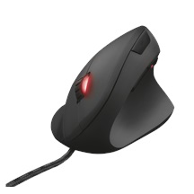 TRUST GXT 144 Rexx/Vertikální/Optická/Pro praváky/6 000 DPI/Drátová USB/Černá