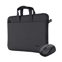 TRUST BOLOGNA/Kancelářská/Optická/1 600 DPI/Bezdrátová USB/Černá