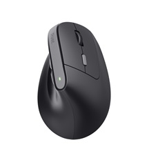 Trust Bayo II/Vertikální/Optická/Pro praváky/2 400 DPI/Bezdrátová USB/Černá