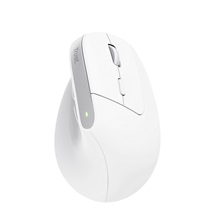 Trust Bayo+/Vertikální/Optická/Pro praváky/2 400 DPI/USB+BT/Bílá