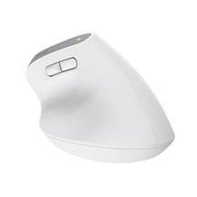 Trust Bayo+/Vertikální/Optická/Pro praváky/2 400 DPI/USB+BT/Bílá