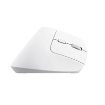 Trust Bayo+/Vertikální/Optická/Pro praváky/2 400 DPI/USB+BT/Bílá