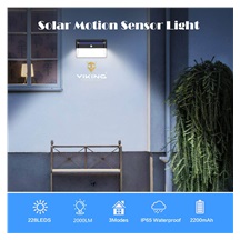 Venkovní solární LED světlo s pohybovým senzorem M228