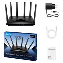 Cudy WR6500H 2.5G Wi-Fi 7 Router, BE6500