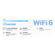 MERCUSYS Halo H60X, Halo Mesh Wi-Fi 6 system, 1 pack