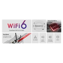 MERCUSYS MA70XE Bezdrátový Wi-Fi 6 PCI Express adaptér s Bluetooth
