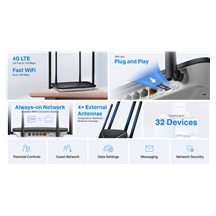 Mercusys MB115-4G, Bezdrátový router s 4G LTE