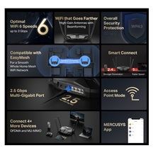 MERCUSYS MR85X Dual-Band Wi-Fi 6 Router