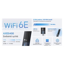 TP-Link Archer TXE70UH Tri-Band Wi-Fi 6E USB adaptér