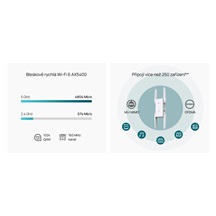 TP-Link EAP673-Extender Wi-Fi 6 Range Extender pro Omada sítě