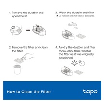 TP-Link Tapo RVA105, Náhradní sada pro Tapo robotické vysavače RV30 Max Plus, RV30 Max, RV20 Max Plus, RV20 Max
