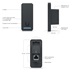 Ubiquiti UA-G3-B, UniFi Access Reader G3, černý