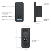Ubiquiti UA-G3-B, UniFi Access Reader G3, černý