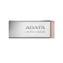ADATA Flash Disk 256GB UR350, USB 3.2, stříbrno-hnědá