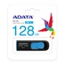 ADATA Flash Disk 256GB UV128, USB 3.1 Dash Drive (R:90/W:40 MB/s) černá/modrá