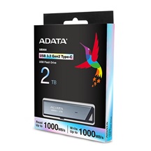 ADATA Flash Disk 2TB UE800, USB-C 3.2, R:1000/W:1000MB/s, stříbrná