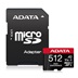 ADATA MicroSDXC karta 512GB High Endurance UHS-I C10 V30 A2 (R:100/W:85 MB/s) + SD adaptér
