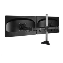 ARCTIC stolní držák Z2 Pro (Gen3) pro 2x LCD do 34", nosnost 2x15kg, 4x USB HUB, černý (black)
