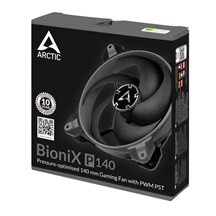 ARCTIC ventilátor BioniX P140 PWM PST 140x140x28mm, šedá