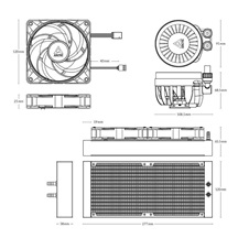 ARCTIC Vodní chladič Liquid Freezer III 240 ARGB, 2x120mm, AM5, LGA1851, černá