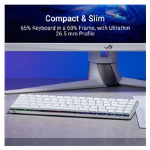 ASUS klávesnice ROG FALCHION RX Low profile (ROG NX Snow), CZ/SK