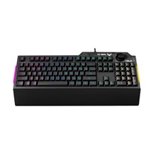 ASUS klávesnice TUF GAMING K1 (RA04), membránová, US, černá