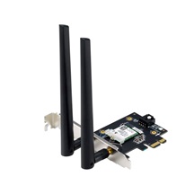 ASUS PCE-BE6500 WiFi 7 PCIe Adaptér, Bluetooth 5.4, PCIe 1x Slot, WPA3