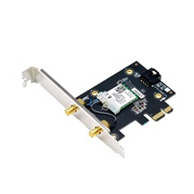 ASUS PCE-BE6500 WiFi 7 PCIe Adaptér, Bluetooth 5.4, PCIe 1x Slot, WPA3