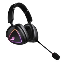 ASUS sluchátka ROG DELTA II, Bezdrátové 2.4GHz, ARGB, černá