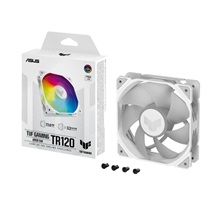 ASUS ventilátor TUF GAMING TR120 ARGB, 1x120mm, bílá