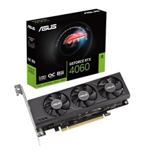 ASUS VGA NVIDIA GeForce RTX 4060 LP BRK OC 8G, 8G GDDR6, 2xDP, 2xHDMI