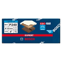Bosch brusný papír EXPERT C470 s více otvory pro vibrační brusky 125 mm, G 240 50 ks
