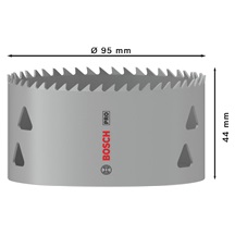 Bosch děrovka PRO Multi Material, 95 mm, se závitem