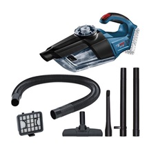 Bosch GAS 18V-1 akumulátorový vysavač, 10 l/s, 0.7 l nádoba, flexibilní prodlužovací hubice