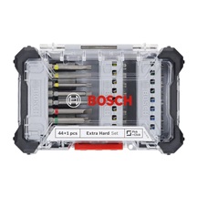 Bosch sada šroubovacích bitů Extra Hard, 44 + 1 ks