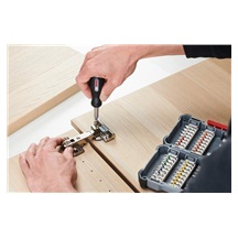Bosch sada šroubovacích bitů Extra Hard, 44 + 1 ks