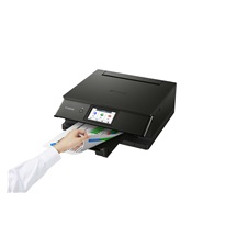 Canon PIXMA Tiskárna TS8750 Černá MF(tisk,kopírka,sken,cloud) A4, 15obr./min., LCD, USB, Wi-Fi