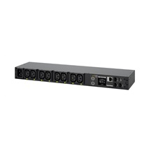 CyberPower Rack PDU, Switched, 1U, 16A, (8)C13, IEC-320 C20